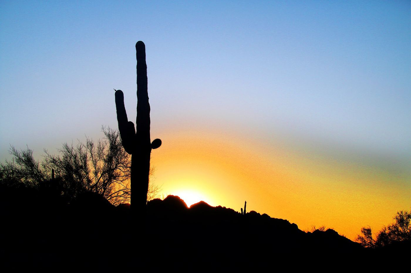 Desert sunset near Phoenix